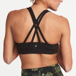 Old Navy XS gray crop top bra